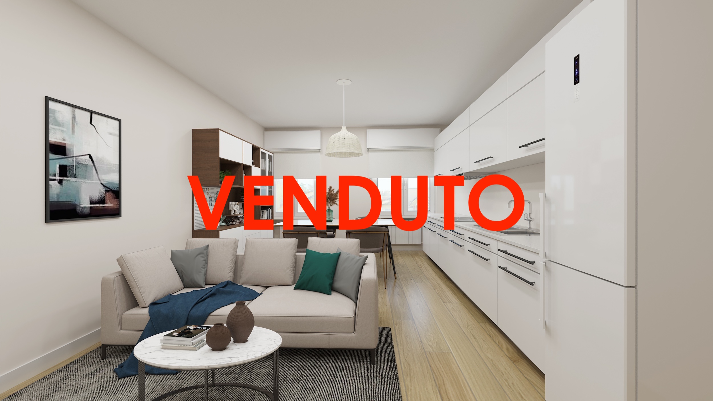 Vimercate - Luminoso 3 Locali Ristrutturato in Pieno Centro Storico